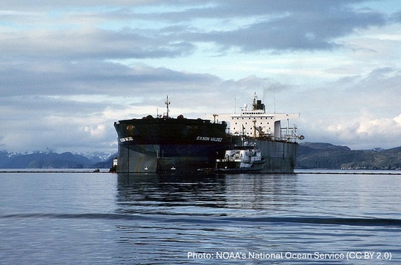 Exxon Valdez oil spill disaster